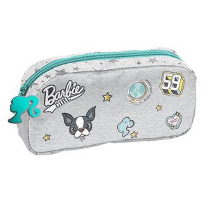 Školské púzdro Barbie šedej väčšej-3